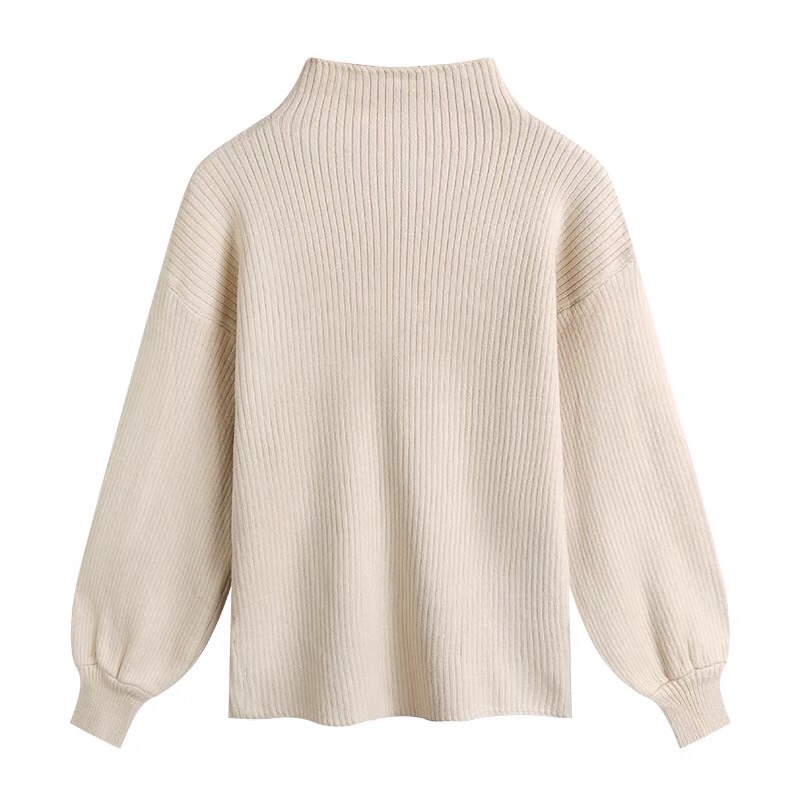 Áo len tăm cổ 3 phân