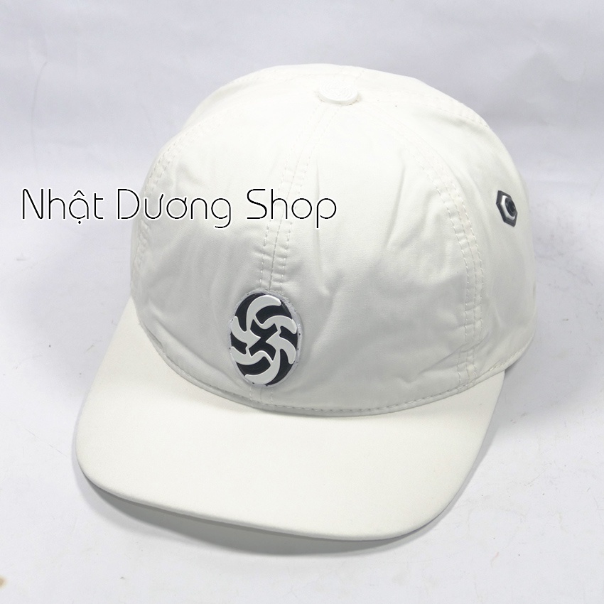 [ Hình thật ]Nón kết cao cấp  - Chất liệu vải kaki kết hợp với mặt da tròn họa tiết &amp; chữ Z cùng với sò kiểu nổi bật