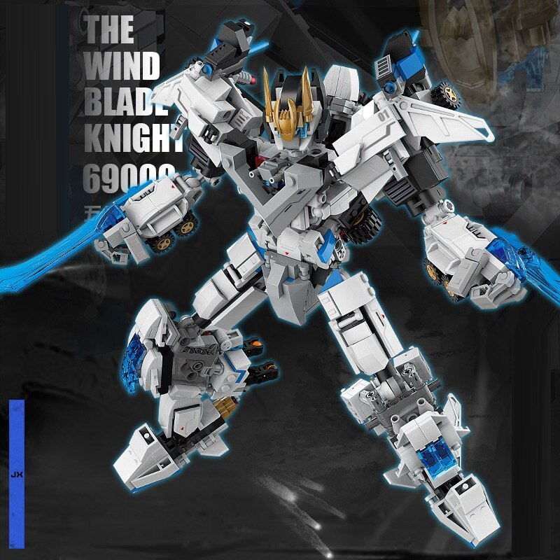 Mẫu Lắp Ráp mô hình JieStar 69000 MOC Creator Super Deformed Robots 901pcs