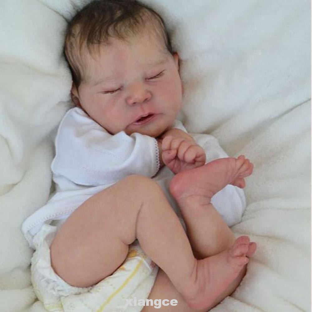 21inch Gift Lifelike Popular Unfinished Soft Silicone Real Touch Full Limbs Reborn Doll Kit