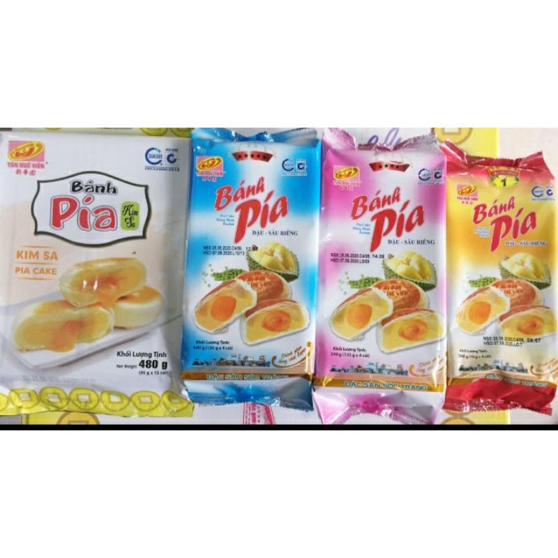 Bánh pía Tân Huê Viên 5 sao có trứng 600gr