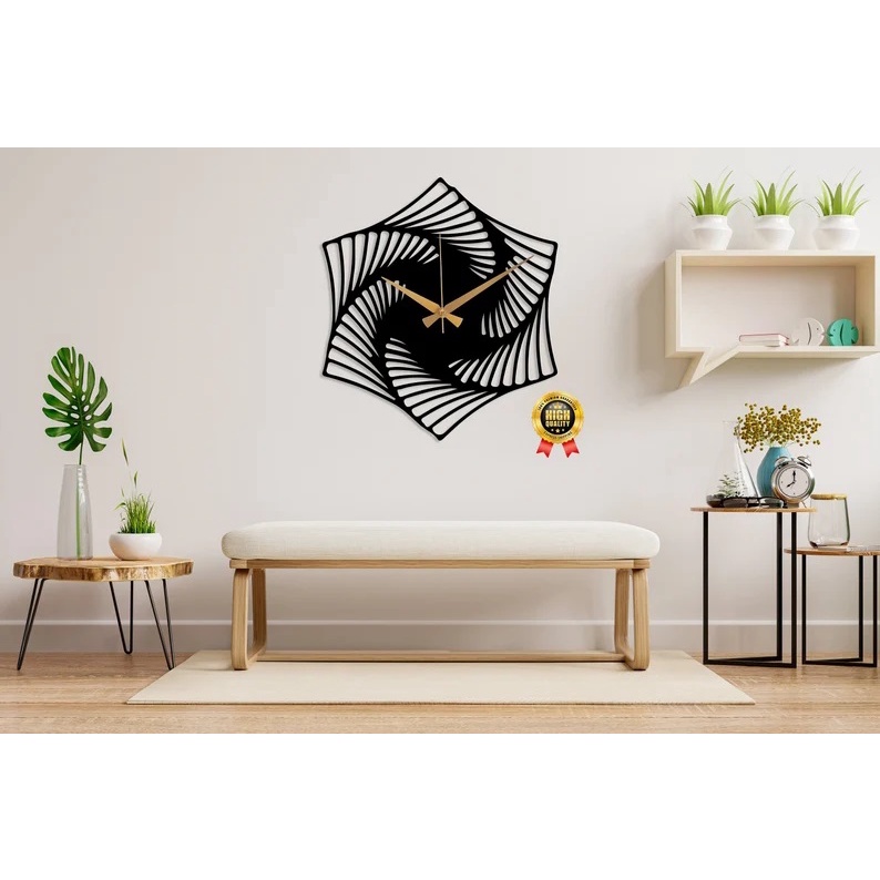 Đồng hồ treo tường Thegioipuzzle bằng kim loại bền đẹp DH021