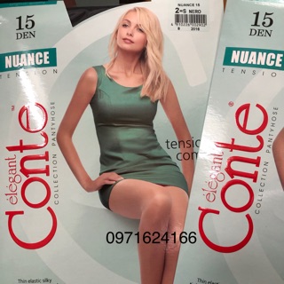 Quần tất Nga Conte Nuance 15den, hàng có sẵn đủ size đủ mầu