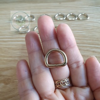 Khoen D bóng vàng size từ 1cm đến 2cm