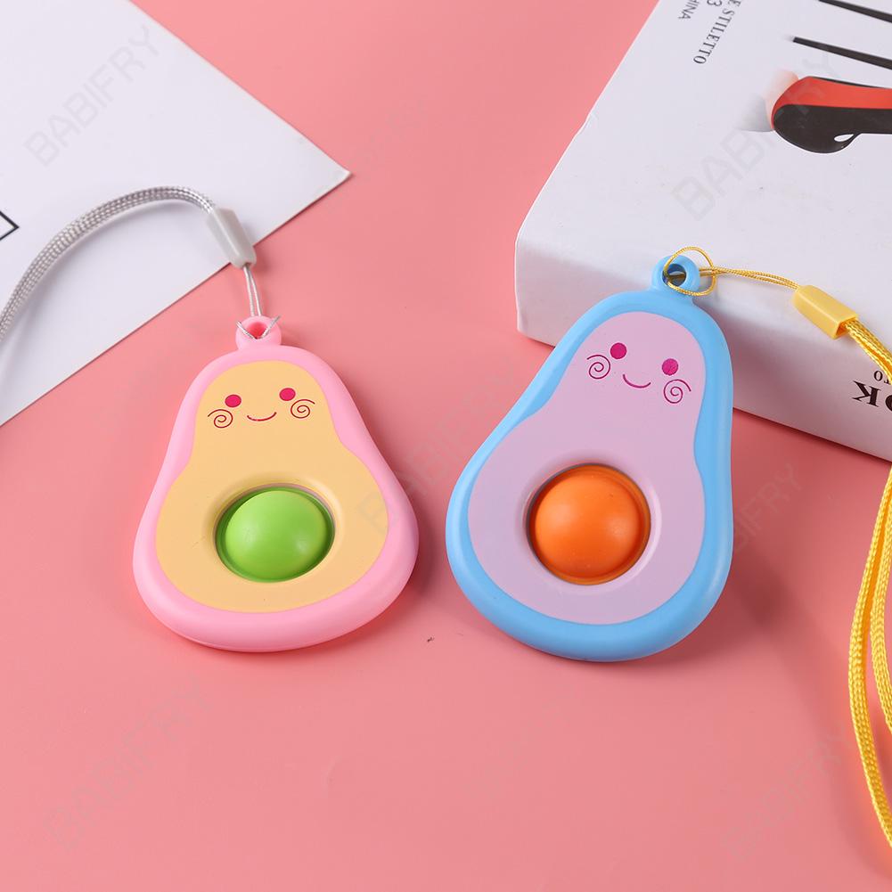 Đồ Chơi Bóp Xả Stress Hình Quả Bơ Bằng Silicone