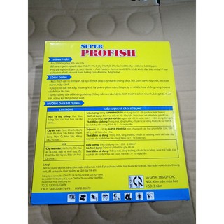 Phân Đạm Cá Dạng Viên Super ProFish gói 1kg