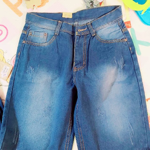 Quần jean lửng nam