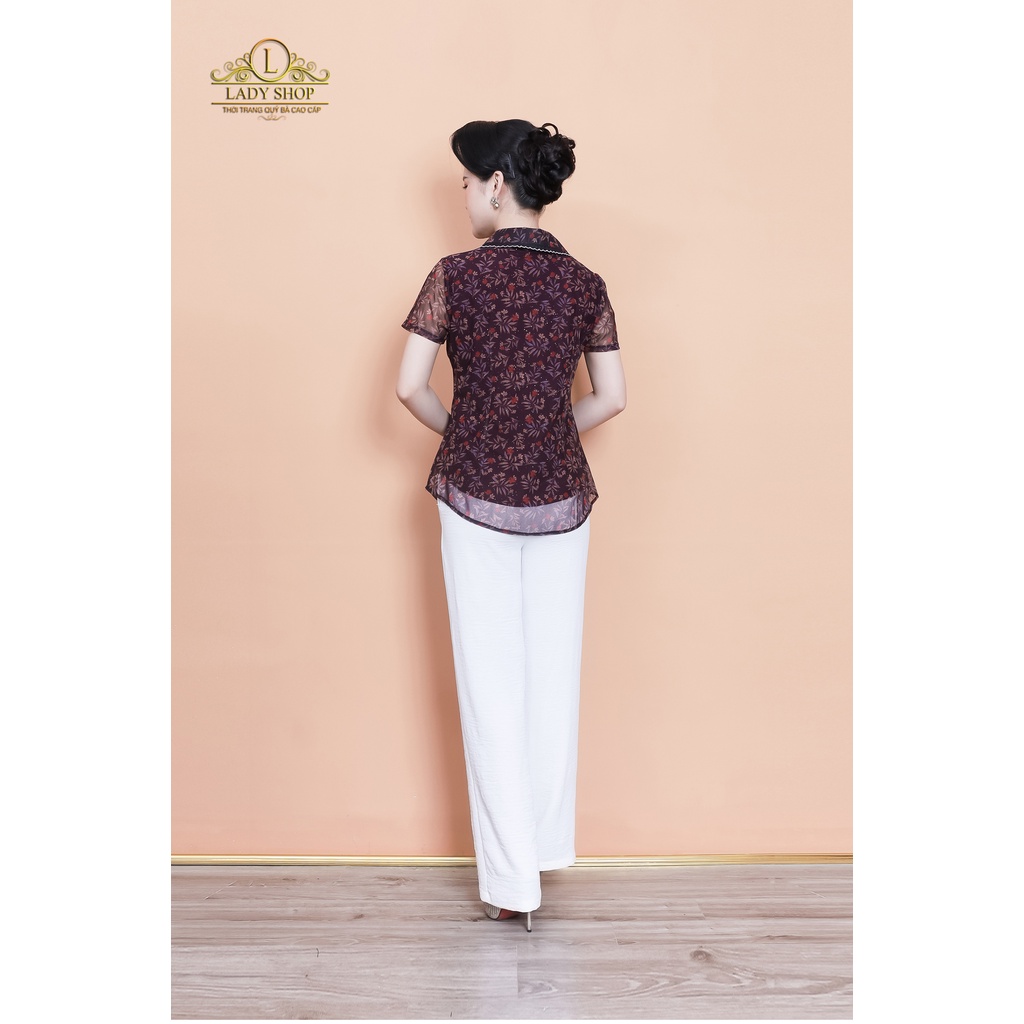Áo Thun Lưới Trung Niên Ladyshop thời trang nữ cao cấp TK815