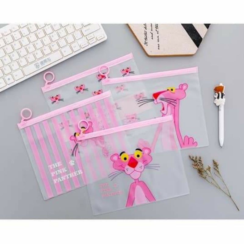 Túi zip lụa/nhựa mềm đựng bút/ mĩ phẩm