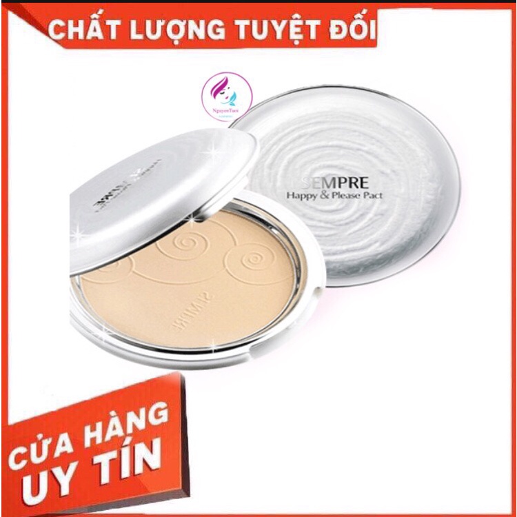 Phấn phủ Geo Sempre Happy &amp; Please Pact chính hãng