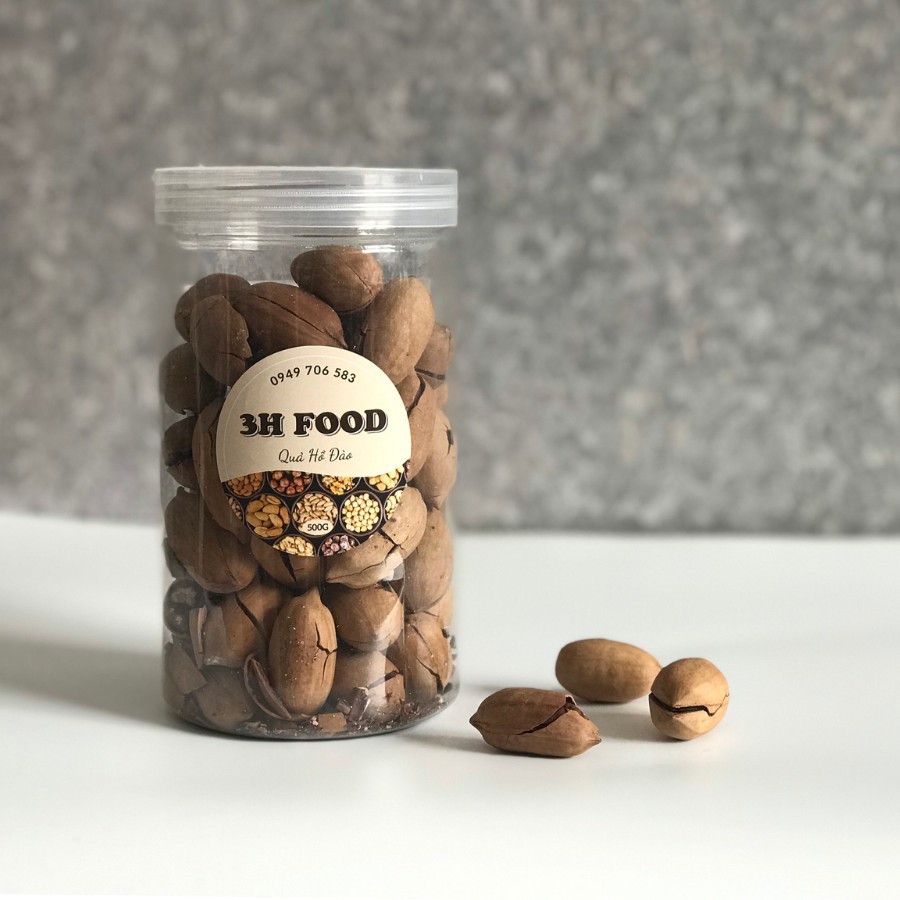 500g HỒ ĐÀO TẨM SOCOLA  MỸ SẤY NỨT VỎ THƠM NGON - 3H_FOOD