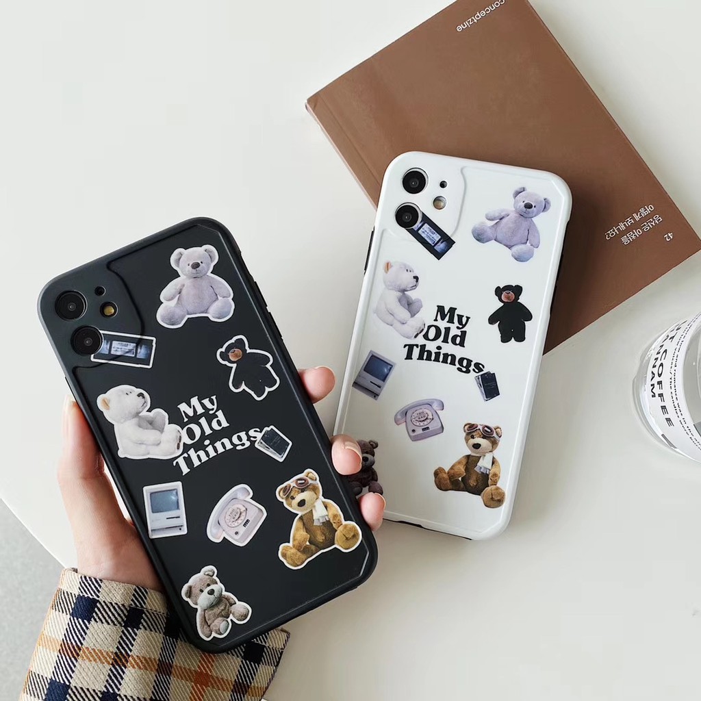 Ốp điện thoại hình gấu đáng yêu cho iPhone11 11Promax 7Plus 7 8 8 X XR XSmax SE2020 | BigBuy360 - bigbuy360.vn