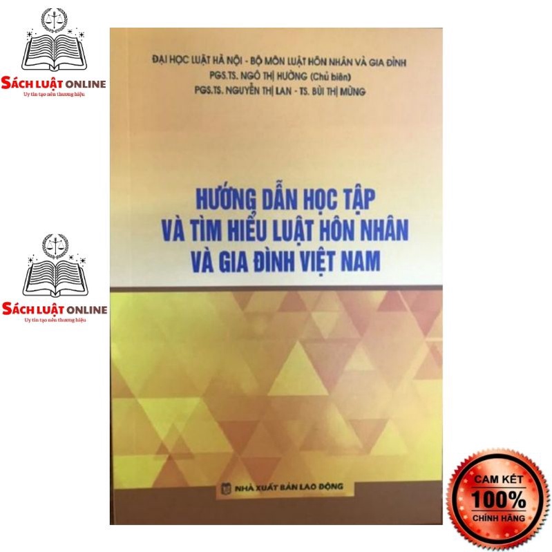 Sách - Hướng dẫn học tập và tìm hiểu Luật hôn nhân và gia đình Việt Nam (NXB Lao Động)