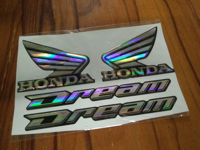 Bộ tem Dream crôm phản quang mới