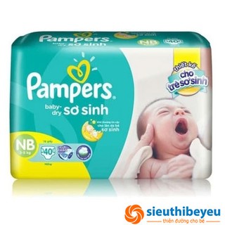 Tã dán sơ sinh Pampers NB40