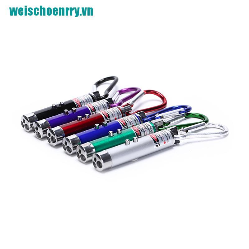 Weis♪Bút Chiếu Tia Laser Đỏ 3 Trong 1