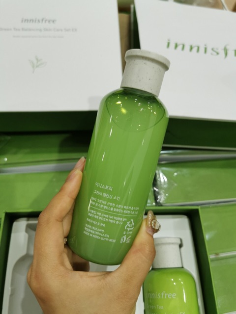 BỘ DƯỠNG TRÀ XANH 7 MÓN INNISFREE GREEN TEA BALANCING SPECIAL SKIN CARE EX