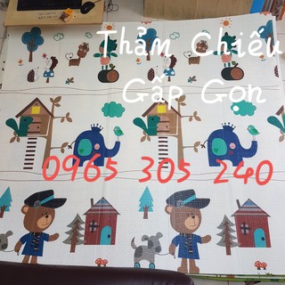 CHIẾU GẤP , THẢM GẤP XPE MẪU MÃ ĐẸP SANG TRỌNG 2 mặt gấp gọn (1800*2000)