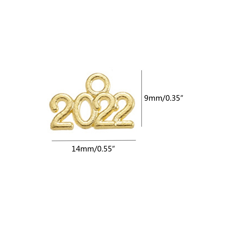 Set 60 Mặt Dây Kéo Làm Trang Sức DIY Mừng Năm Mới 6 Màu Sắc