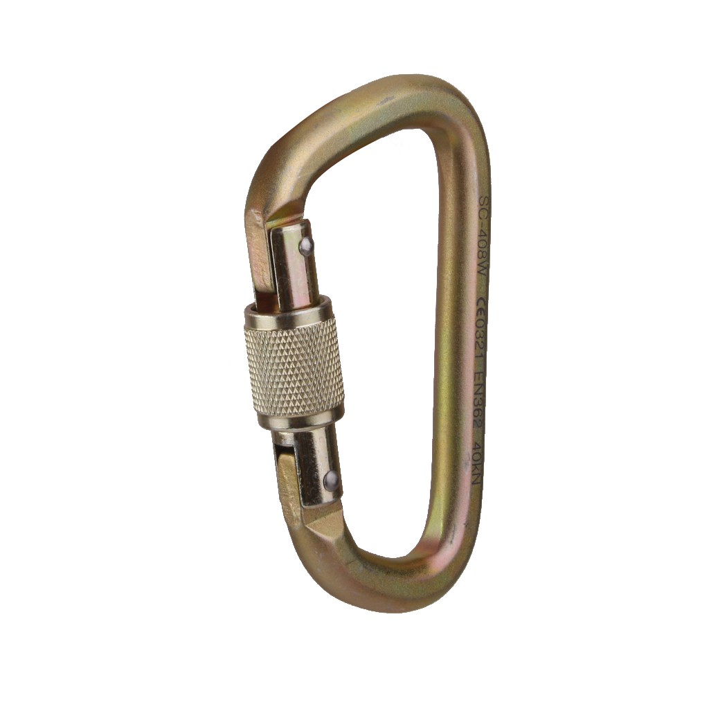 Móc Khóa Carabiner 40KN D Chuyên Dụng Cho Leo Núi