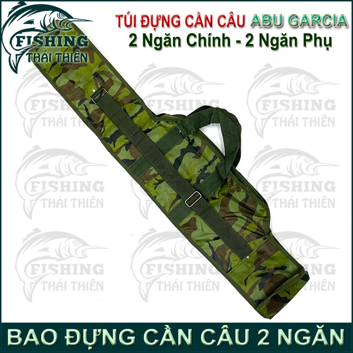 Túi Đựng Cần Câu Cá, Bao Cần Máy Abu Rằn Ri 2 Ngăn Siêu Bền 115cm, 130cm, 145cm, 160cm, 170cm