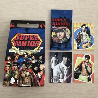Set 50 tấm thẻ ảnh in hình nhóm nhạc super junior