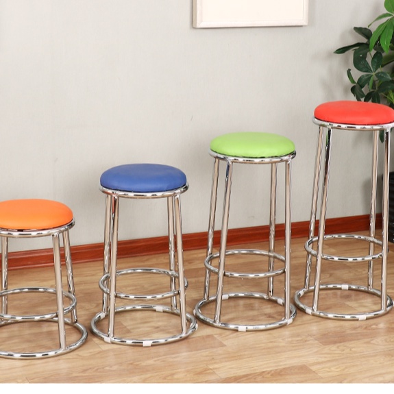 Bàn mini cửa sổ bay nổi tiếng trên✠❀Ghế quầy bar dày, chân cao, ba vòng, bar, tủ điện thoại di động bằng thép đẩu hội tr