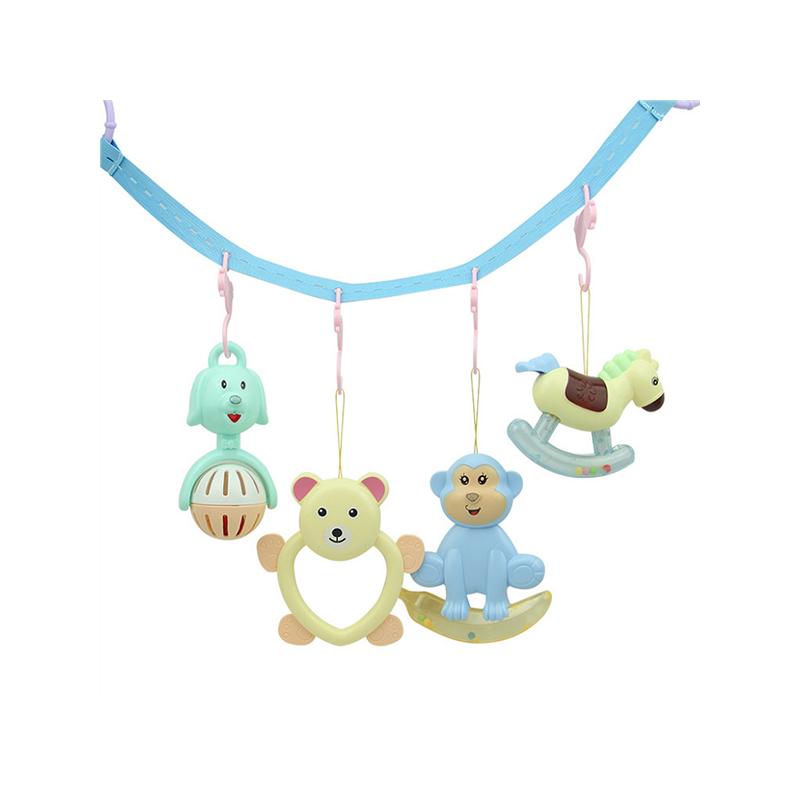 COD✌COD✌Animal music rotating bed bell baby rattle hanging bell