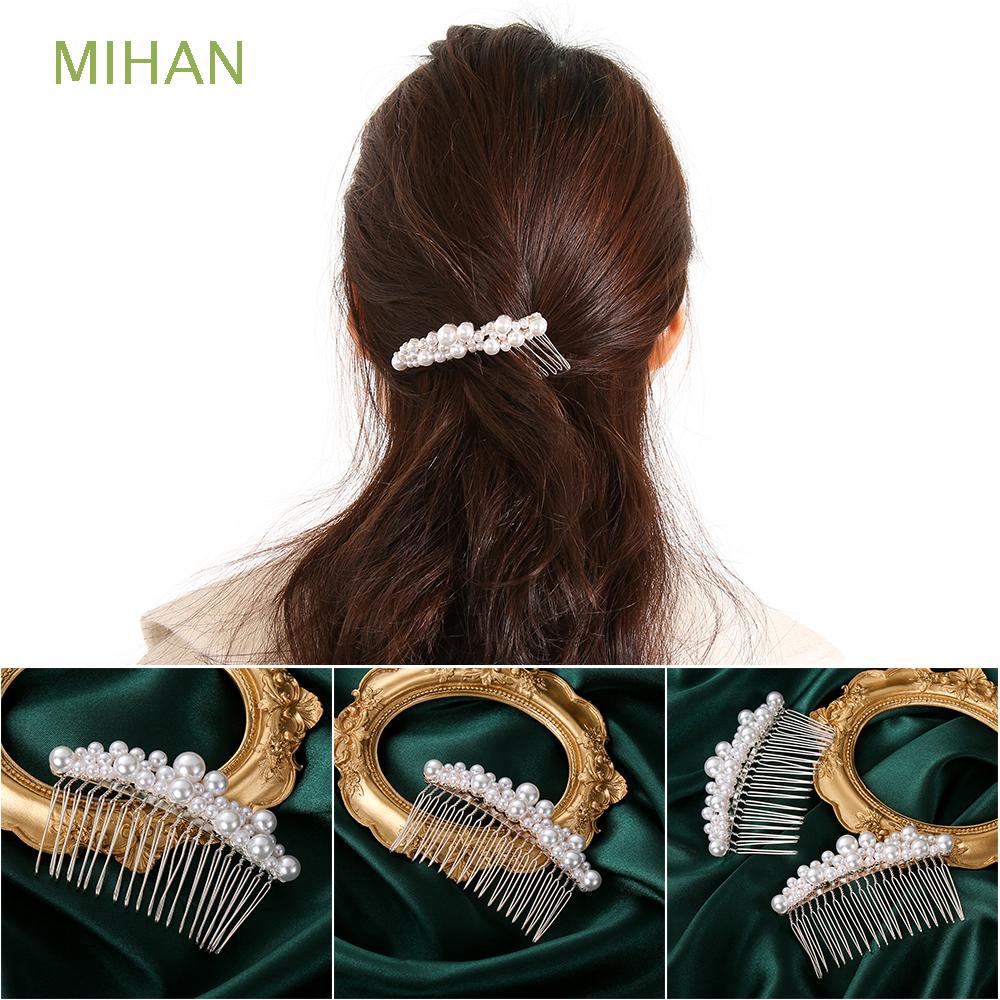 Lược cài tóc đính ngọc trai xinh xắn