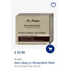 Serum, Tinh chất huyết Thanh M.Asam Resveratrol-Nội Địa Đức