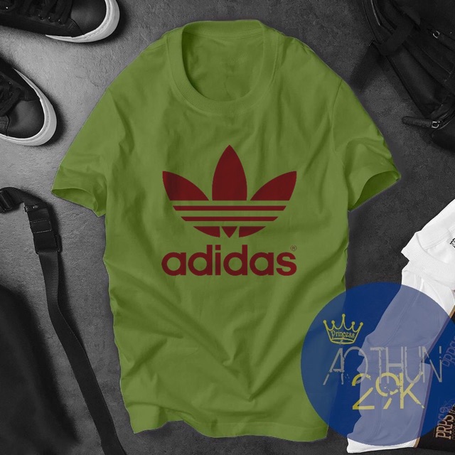 ALBUM 607 - ÁO THUN UNISEX LOGO LÁ ĐỎ NHIỀU MÀU