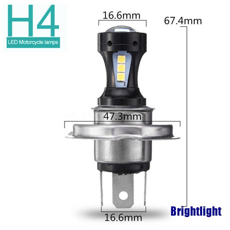 Đèn Pha Led H4 3030 18 Smd 6500k 12-24v Chuyên Dụng Cho Xe Mô Tô