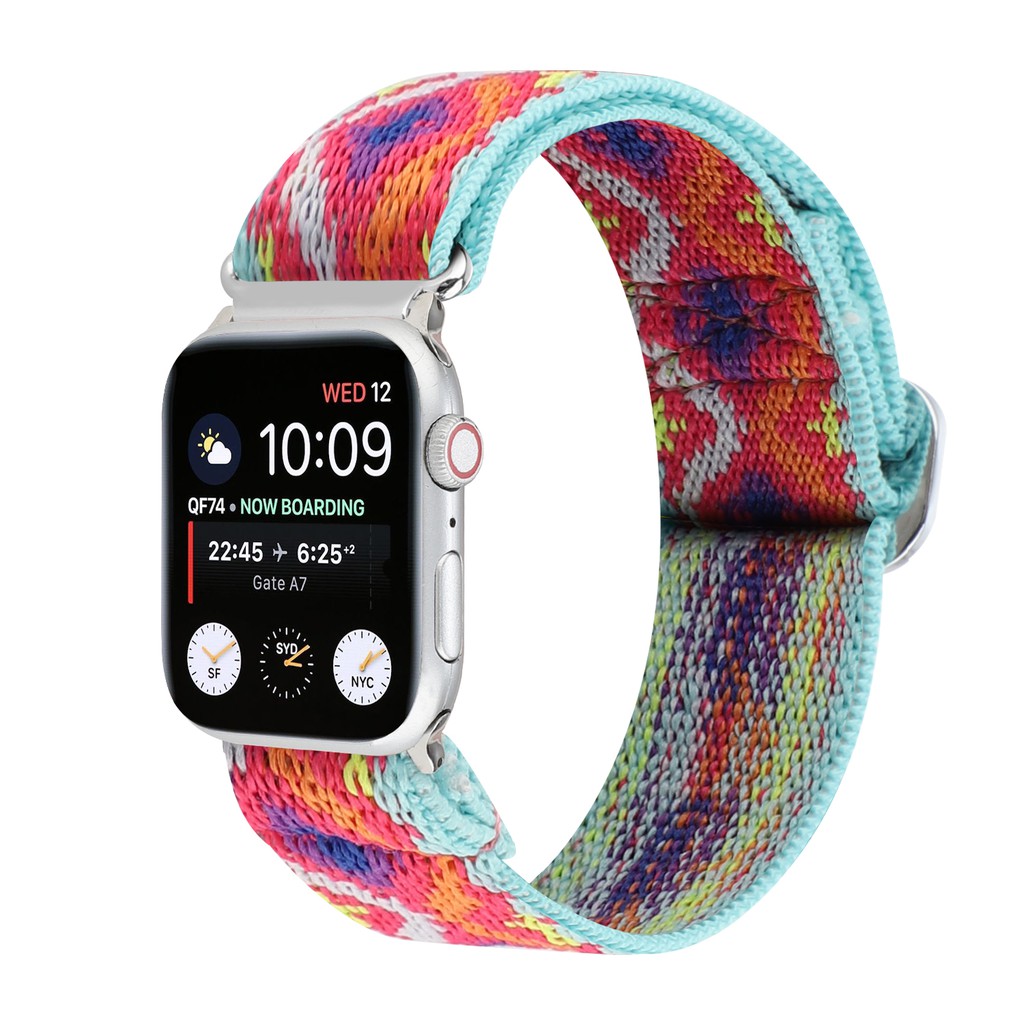 Dây Đeo Vải Dệt Cho Đồng Hồ Thông Minh Apple Watch 6 / 5 / 4 / 3 / 2 / 1, 38mm / 42mm / 40mm / 44mm