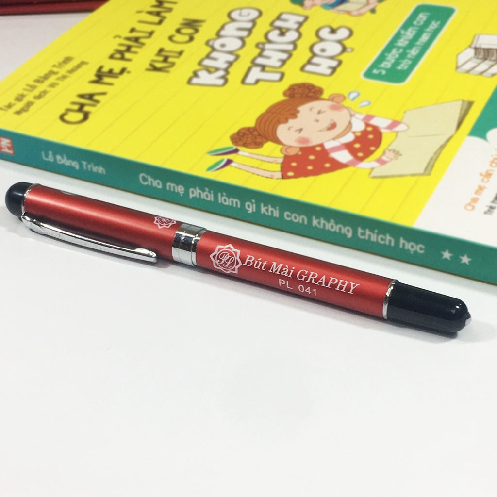 Bút Mài Luyện Chữ Đẹp Graphy PL041_Ngòi Lá Tre Mài Thủ Công, Bút Máy, Bút Luyện Chữ Đẹp