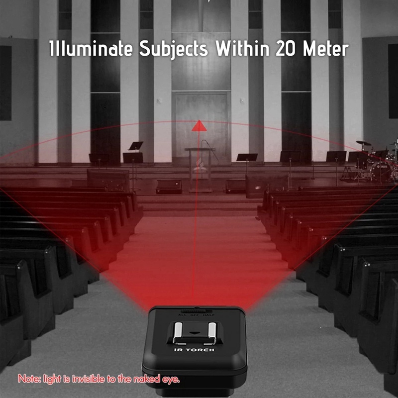 Đèn hồng ngoại LED ORDRO LN-3 hỗ trợ quay đêm cho máy ảnh DSLR | BigBuy360 - bigbuy360.vn