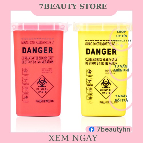 Hộp đựng Kim và đồ dùng sau khi xăm