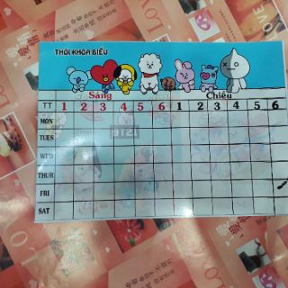 Thời khóa biểu Nhóm nhạc Nam Hàn Quốc