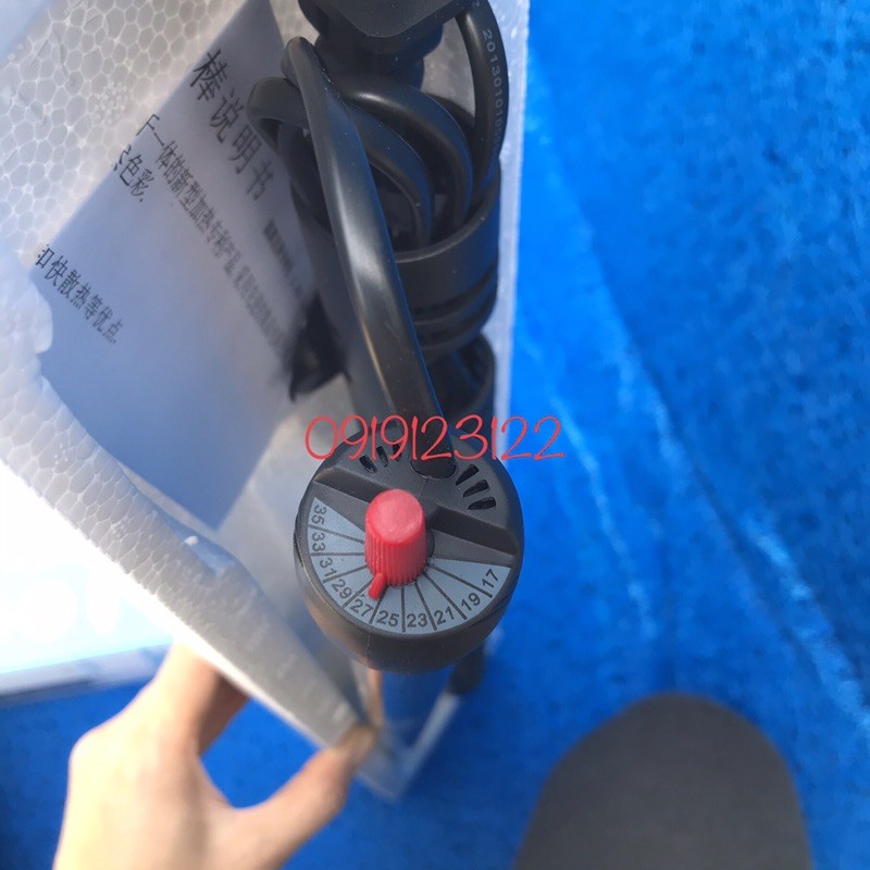 Sưởi chống bỏng cao cấp 500w Hopar K339 cho hồ cá có hiểm thị nhiệt độ