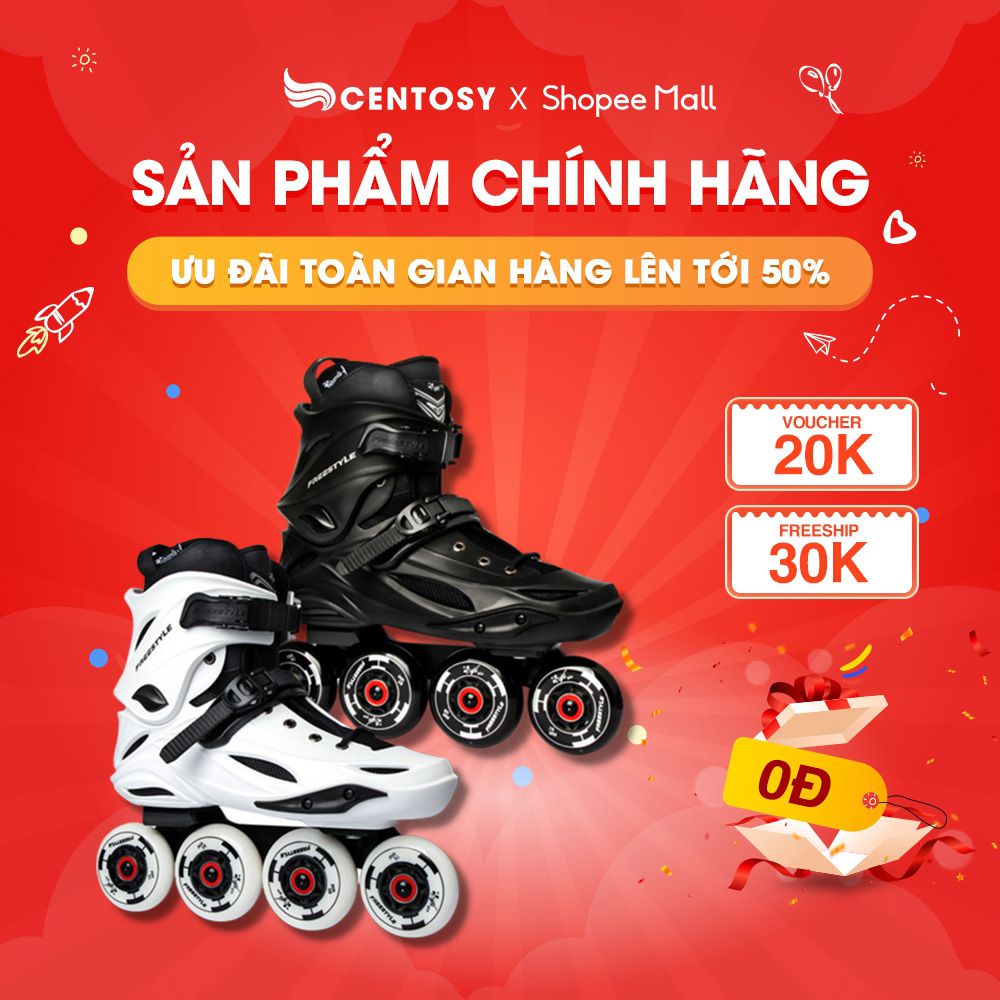 Giày Patin Người Lớn Cao Cấp - Centosy Freestyle M2 - Form Chắc Chắn, Bánh Chất Lượng