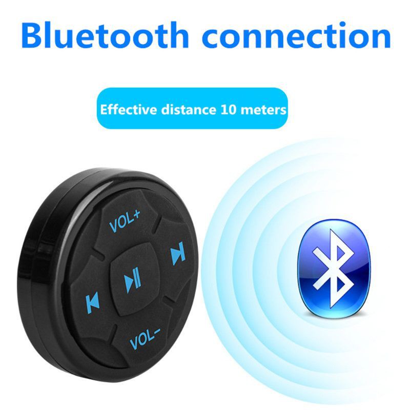 Bộ Điều Khiển Vô Lăng Xe Hơi Không Dây Có Kết Nối Bluetooth Chất Lượng Cao