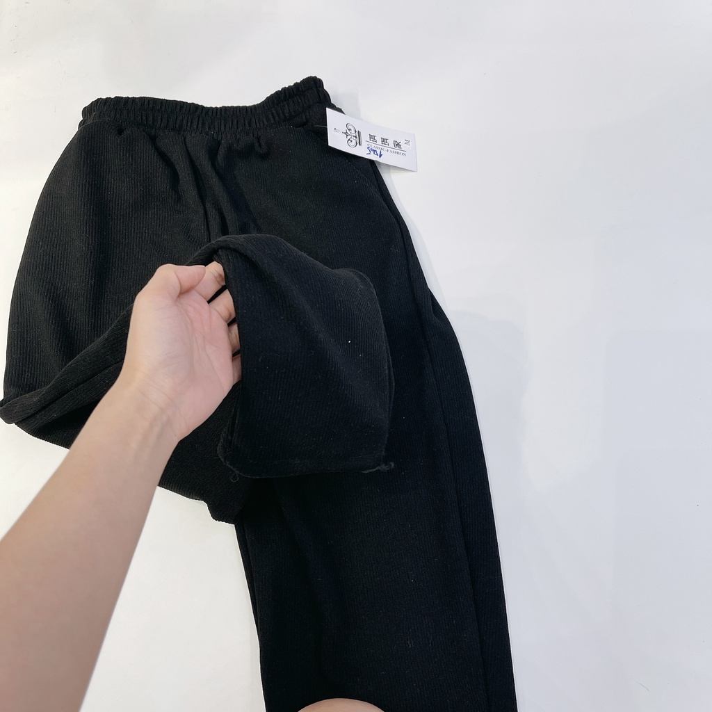 Quần Baggy thể thao ống đứng chất liệu tăm dạ nỉ phong cách trẻ trung 1565 IMES SHOP