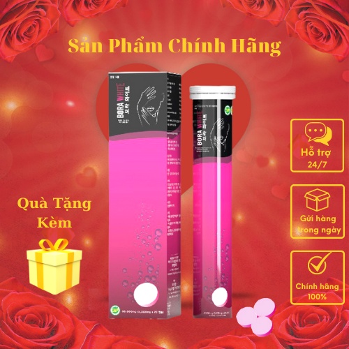 Viên uống trắng da Bora White Hàn Quốc Hàng chuẩn hộp 20 viên -ENJ