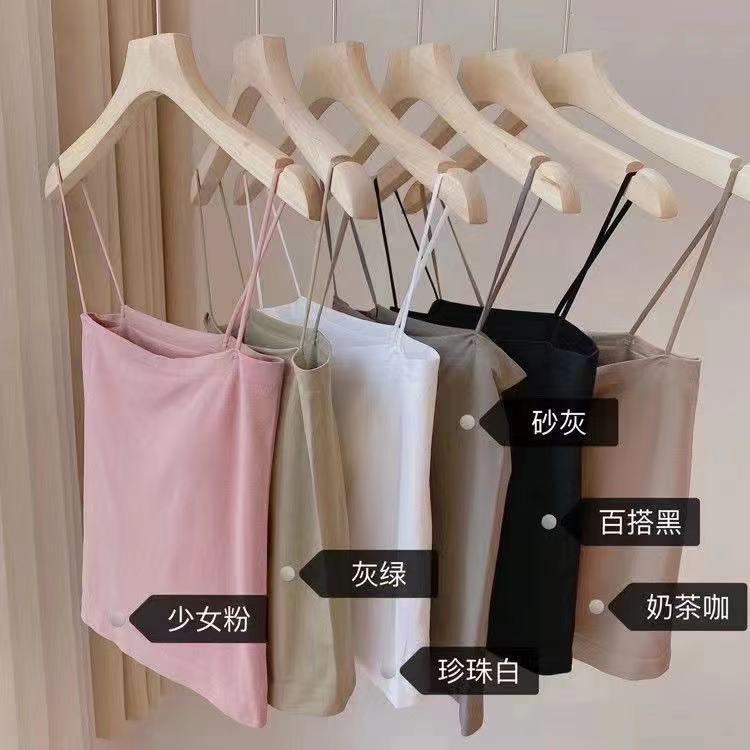 Áo 2 dây nữ sành điệu có mút đệm - áo thun nữ