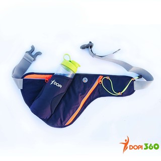Túi đai đeo bụng hông chạy bộ phản quang DOPI360 có ngăn đựng bình nước DOPI9