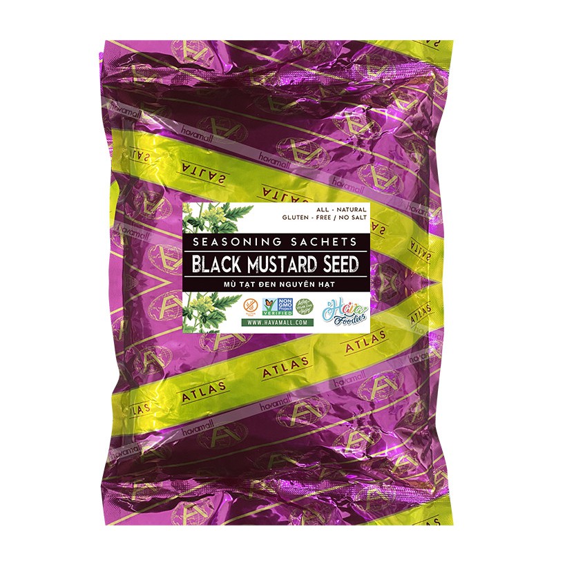 Hạt Mù Tạt Đen Atlas 1kg/ Black Mustard Seed - Nhập Khẩu Đức