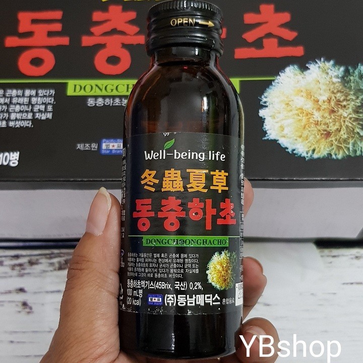 Nước Đông Trùng Hạ Thảo Hộp 10 Chai x 100ml