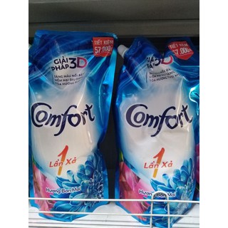Nước xả vải Comfort 1 lần xả túi 1.6l