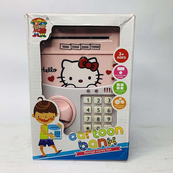 ẢNH SHOP CHỤP - KÉT SẮT TIẾT KIỆM MÈO HỒNG KITTY T0130- Quà Tặng Ý Nghĩa Cho Bé