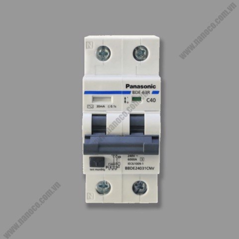 Cầu dao chống giật panasonic