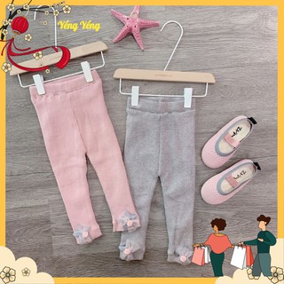 QUẦN LEGGING LEN TĂM QCCC LÓT LÔNG HÌNH SAO CHO BÉ GÁI